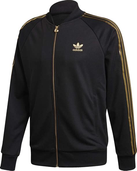 adidas gold schwarz jacke|Amazon.com: Black And Gold Adidas Jacket.